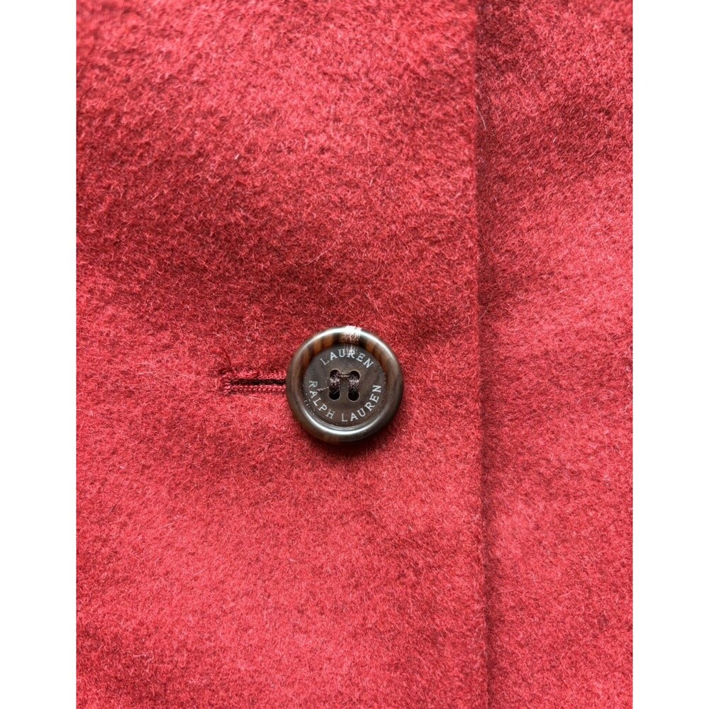 Lauren Ralph Lauren Women's Wool Blend Coat Fully Lined Sienna Red Color Size 8 - Picture 3 of 14